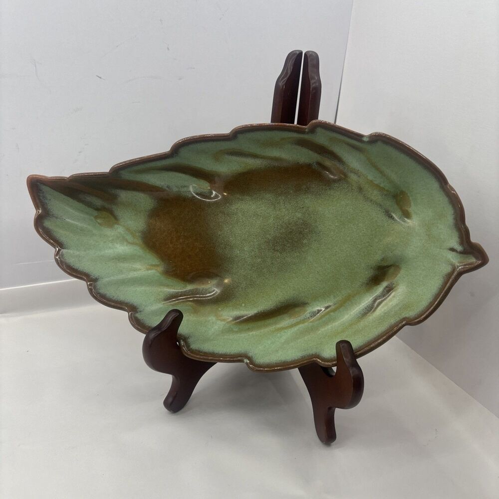 Vintage Frankoma Pottery Plainsman Prairie Green #226 MCM